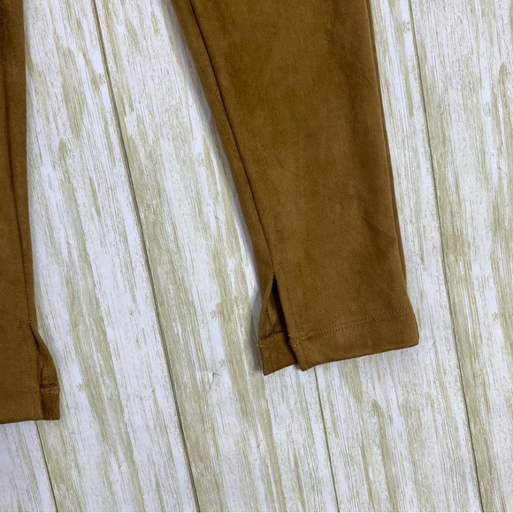 Hale Bob Brown Ultra Suede Skinny Pants - Picture 8 of 9